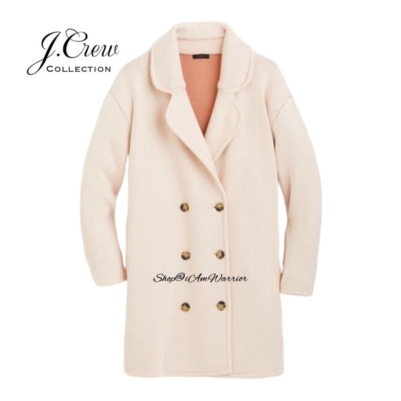 J.Crew Collection NWT blush double breasted heavy knit coatigan *shop@iamwarrior - Picture 4 of 12